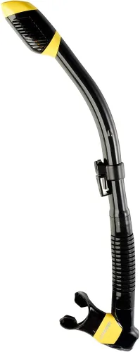 Vista 26 de Cressi Adult Diving Dry Snorkel with Splash Guard and Top Valve - Supernova Dry: Designed in Italy
