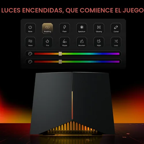 Vista 8 de TP-Link Enrutador para juegos Wi-Fi 7 Tri-Band BE19000 Archer GE800 12-Stream Puertos 2×10G + 4×2.5G, USB 3.0 Aceleración Turbo, Puerto
