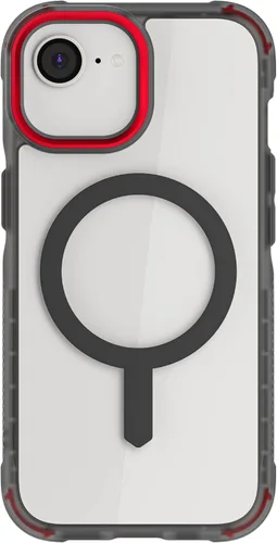 Vista 60 de Ghostek Covert Clear - Funda transparente para iPhone 15 Plus, silicona a prueba de golpes, compatible con accesorios Apple MagSafe, funda Negro