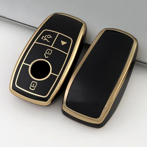 Vista 4 de Funda para Llave de Mercedes Benz, Funda de Llave de TPU, Carcasa Protectora, Control Remoto sin Llave, Soporte de Llave Inteligente Compatible