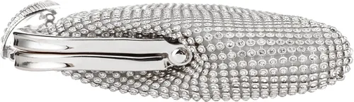 Vista 4 de Elegante bolso de embrague de fiesta de noche brillante brillante rhinestone boda monedero para las mujeres