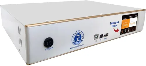 Vista 4 de SINGTRONIC KSP-1000ProW - Procesador de sonido de karaoke digital profesional de 2000 W + 2 micrófonos inalámbricos antiretroalimentación