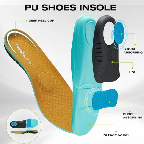 Vista 4 de OrthoComfoot Mocasines ortopédicos sin cordones para hombre mocasines casuales de lona para fascitis plantar con soporte de arco, cómodos zapatos