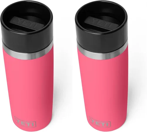 Vista 61 de YETI Rambler - Botella de viaje de 8 onzas, acero inoxidable, aislada al vacío con tapa a prueba de fugas, color negro