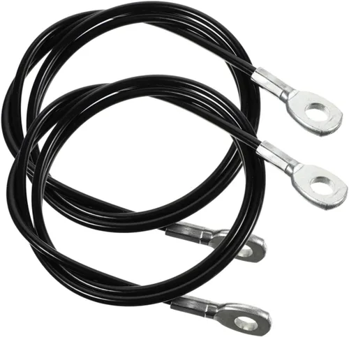 Vista 6 de KESYOO 2 piezas de 0.197 in de diámetro DIY Fitness Cuerda de alambre de acero recubierto de PU Cable de gimnasio para gimnasio en casa Accesorios