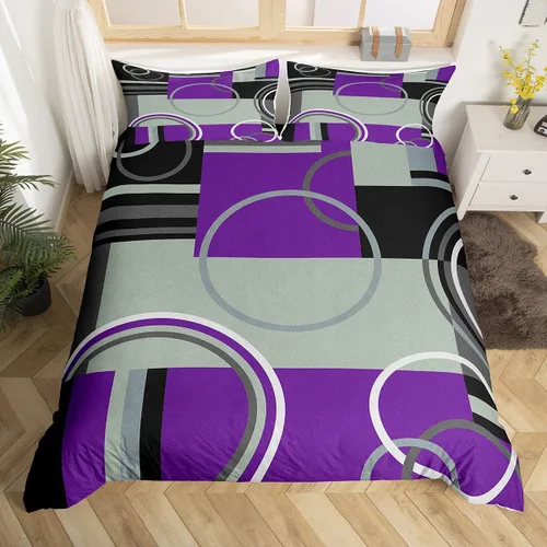 Vista 12 de Erosebridal Bohemian Duvet Cover Twin Country Southwestern Comforter Cover for Kids Teens Boho Aztec Arrows Diamond Bedding Set Black Gray Geometric