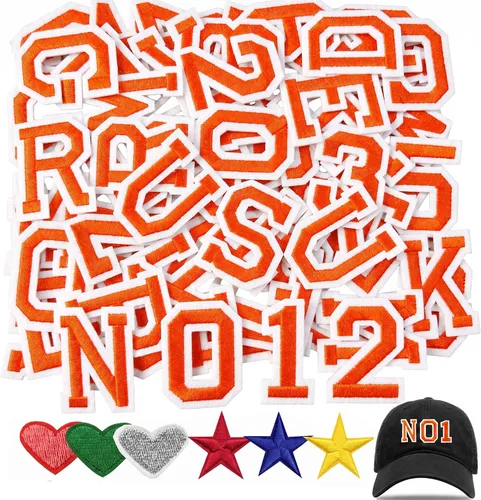 Vista 22 de Jongdari 30 piezas de números para planchar para ropa, pequeños parches de números bordados con adhesivo planchado, 3 juegos de 0-9 apliques