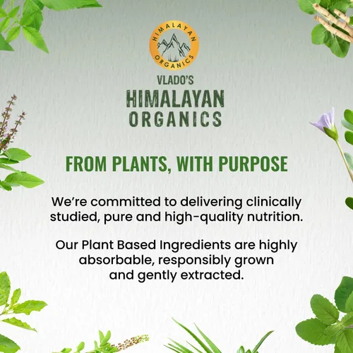Vista 9 de Himalayan Organics Organics Suplemento de vitamina K2 a base de plantas apoya una salud ósea y cardíaca más fuerte - 120 cápsulas vegetales