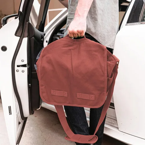 Vista 5 de Sweetbriar bolsa cruzada clásica de lona vintage para todo uso