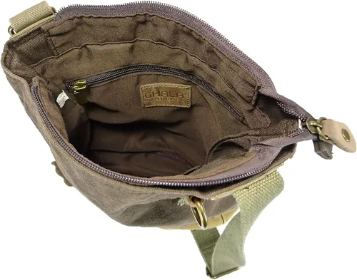 Vista 2 de Chala Patch - Bolso cruzado para mujer, color marrón oscuro