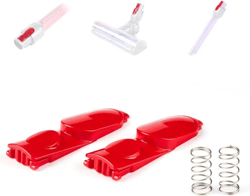 Vista 7 de Varita de Extensión/Pestillo de Clip de Cabezal Limpiador Botón de Lengüeta Compatible con Dyson V7 V8 V10 V11 V15 Partes de Transmisión Eléctrica