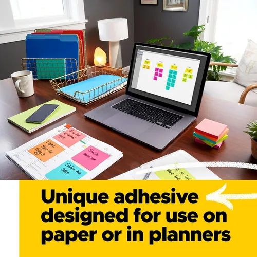 Vista 4 de 3M 6555PK Post-it Notes, 3 x 5, 100 shts/bloc, colores de Ciudad del Cabo, 5 blocs por paquete