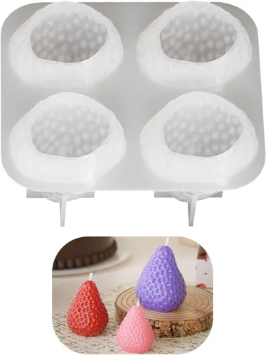 Vista 13 de Molde de silicona de limón con 15 cavidades, molde de mousse para hornear, bandeja de hornear con forma de fruta para postres, chocolates, dulces