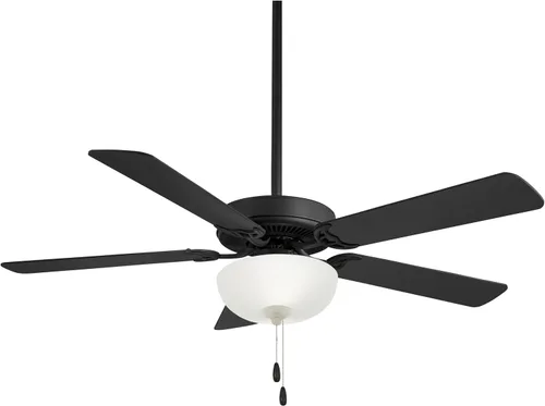 Vista 7 de Minka-Aire F656L-BN/DW Contractor Uni-Pack - Ventilador de techo LED de 52 pulgadas con acabado de níquel cepillado y cuchillas reversibles de arce