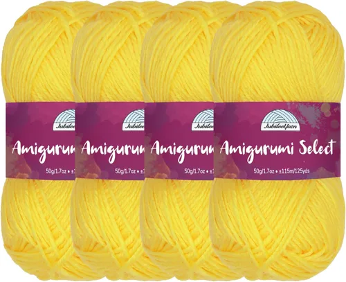 Vista 43 de JubileeYarn Amigurumi Select - Hilo acrílico DK - Begonia - 4 madejas
