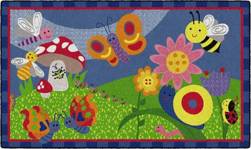 Vista 14 de Flagship Carpets Alfombra antideslizante para niños y bebés para aprendizaje en casa o aula, sala de juegos o dormitorio de niños, 2 x 3 pies
