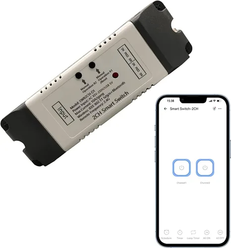 Vista 13 de Módulo de conmutación de relé WiFi inteligente de 1 canal USB 5V/AC85V-250V, compatible con control Bluetooth, control remoto de la aplicación