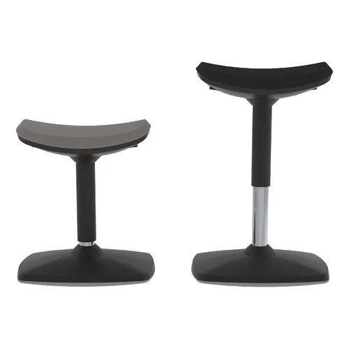 Vista 7 de Learniture Taburete de movimiento activo de altura ajustable con asiento de silla de montar - asiento flexible para aula escolar, oficina o hogar