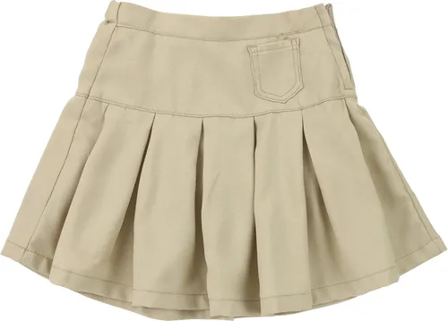 Vista 16 de ToBeInStyle Falda Uniforme Niña Negro - Laterales de botón