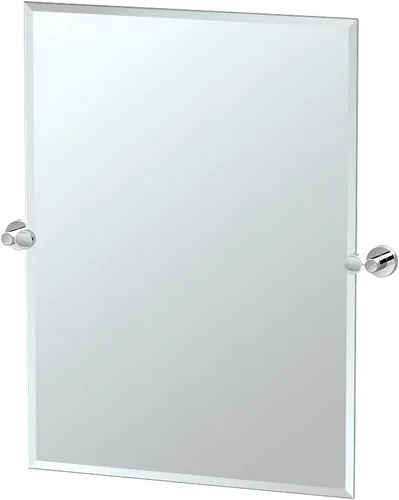 Vista 10 de GATCO 4639SM Glam - Espejo rectangular sin marco, 24 pulgadas, cromado