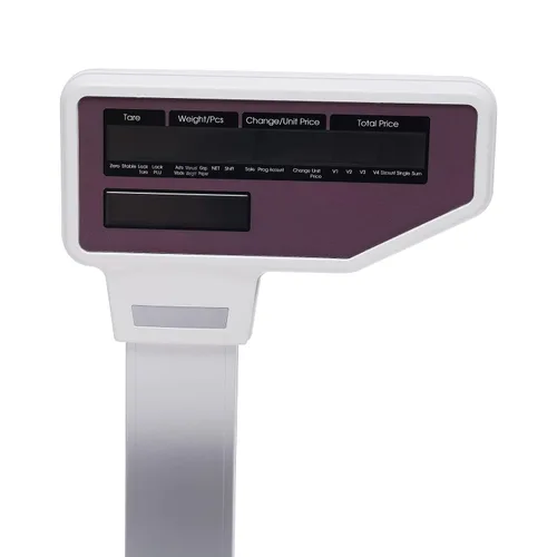 Vista 7 de Báscula digital de alimentos con impresora integral, 66 lbs/30 kg, pantalla LCD electrónica comercial precisa para alimentos, carne y fruta