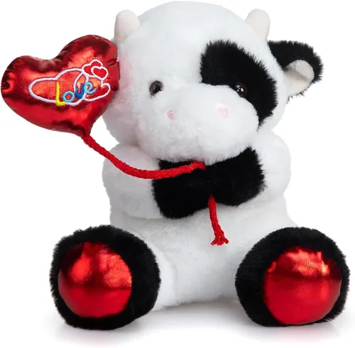 Vista 9 de HollyHOME Capybara - Peluche de San Valentín Capybara con globo rojo de amor para niños y novia, aniversario, San Valentín, cumpleaños, regalos