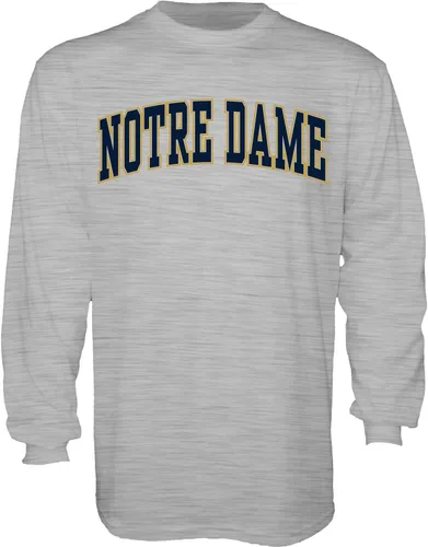 Vista 21 de Blue 84 NCAA playera de manga larga con nombre de equipo arqueado color brezo oscuro para hombre