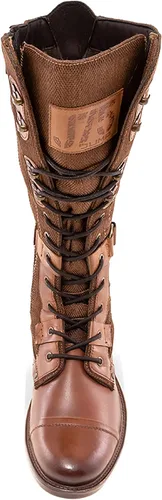 Vista 6 de J75 Men's Decoy Light Weight Knee Hight Lace-up & Inside Zipper Combat Tactical Army Cap-toe Military Boots for Men