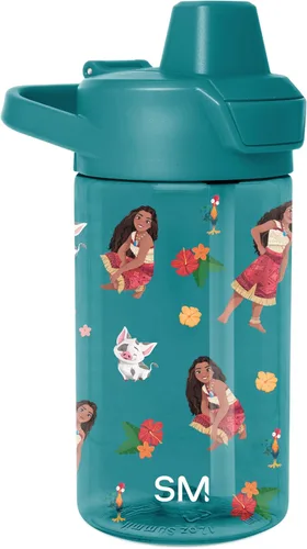 Vista 45 de Simple Modern Marvel Spiderman - Botella de agua Summit de plástico Tritan para niños, taza sin BPA de 12 onzas con tapa cubierta con popote a