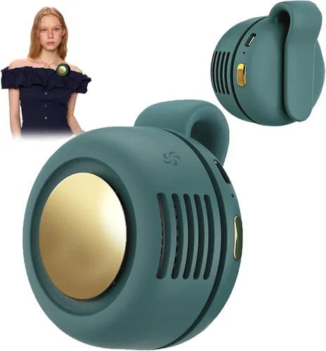 Vista 16 de Ventilador portátil con clip, ventilador personal mini ventilador Paquete de 1 (A-naranja)
