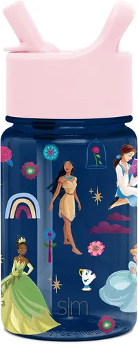 Vista 30 de Simple Modern Marvel Spiderman - Botella de agua Summit de plástico Tritan para niños, taza sin BPA de 12 onzas con tapa cubierta con popote a