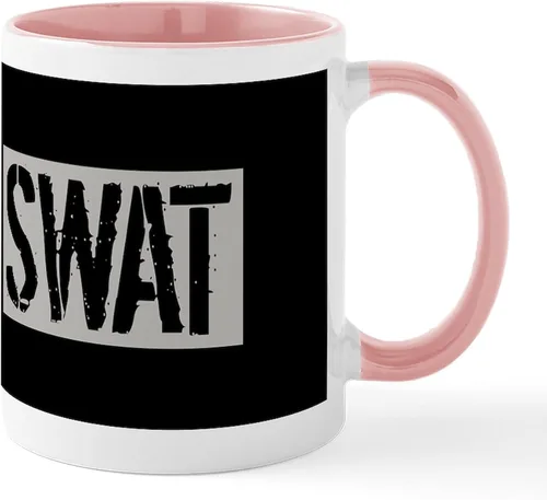 Vista 33 de CafePress Taza de café de cerámica de 11 oz (11.0 fl oz) de Police Mom