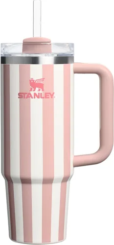 Vista 168 de STANLEY Quencher H2.0 Vaso Térmico con Asa y Pajita 64 oz Tapa Flowstate de 3 Posiciones Gran Capacidad para Viajes y Deportes Vaso de Acero
