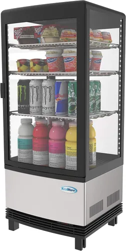 Vista 10 de KoolMore Refrigerador de pantalla CDCU-3C-BK, negro, 3 pies cúbicos