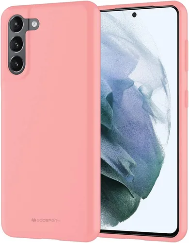 Vista 9 de GOOSPERY Funda de gelatina de sensación suave para Galaxy S21 Plus (6.7 pulgadas) Funda delgada sedosa (flamenco)
