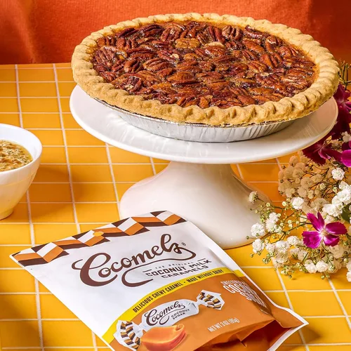 Vista 9 de Cocomels Caramelos de leche de coco con azúcar de coco, dulces orgánicos, sin lácteos, sin azúcar, veganos, sin gluten, sin OMG, sin azúcar de caña