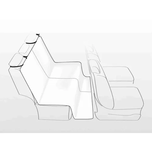 Vista 2 de Funda Protectora de Asiento Individual de Coche para Mascotas Trixie