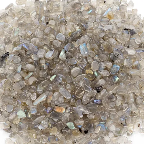 Vista 28 de Cherry Tree Collection - Chips de piedras preciosas de Amazonita pulida, 1/2 lb Natural Stone Pieces for Jewelry Making, Resin Crafts, Plants