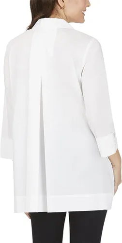 Vista 2 de Foxcroft Lydia - Túnica elástica 34 SLV con cremallera para mujer