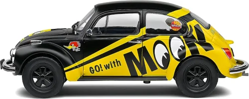 Vista 6 de Motor city classics Solido Escala 1:18 Volkswagen Beetle 1303 - GO con Luna - 1974