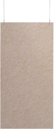 Vista 22 de Versare Baffles acústicos colgantes SoundSorb Material de amortiguación de sonido Colgado de techo Diseño moderno Paneles SoundSorb beige