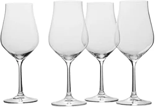 Vista 7 de Mikasa Grace - Juego de 4 copas de vino tinto burdeos, 22 onzas