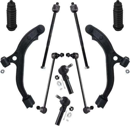 Vista 447 de Detroit Axle - Kit de suspensión frontal de 10 piezas para Dodge Avenger 2008-2014, Chrysler Sebring 2007-2010, 2 brazos de control inferiores, 2