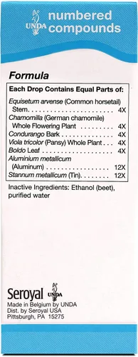 Vista 2 de UNDA 3 compuestos numerados Preparación homeopática 0.7 fl. oz.