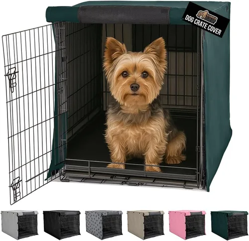 Vista 28 de GORILLA GRIP - Fundas para jaula de perro, cubierta de alambre para perrera Compatible con jaulas para perros de Amazon Basics, cubierta