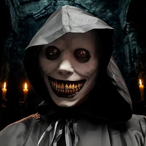 Vista 6 de Máscara aterradora de Halloween para adultos, realista y duradera, de látex natural, espeluznante, máscara de terror para fiesta de cosplay