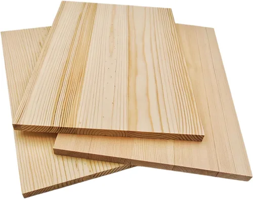 Vista 11 de 4 tableros rectangulares de madera sin terminar para manualidades, bloques de madera de corte en blanco de 8 x 6 x 0.8 pulgadas para tallar madera