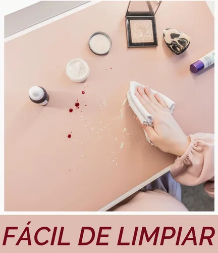 Vista 2 de Tapete de maquillaje para protector superior de tocador, cubierta de mesa de trabajo, impermeable, a prueba de aceite, a prueba de polvo, suave