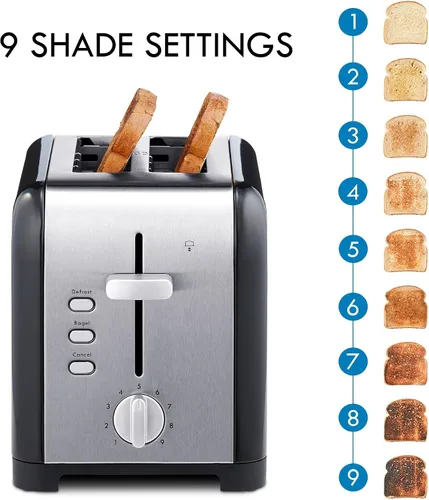 Vista 4 de Kenmore 40600 Tostadora de 2 rebanadas en negro