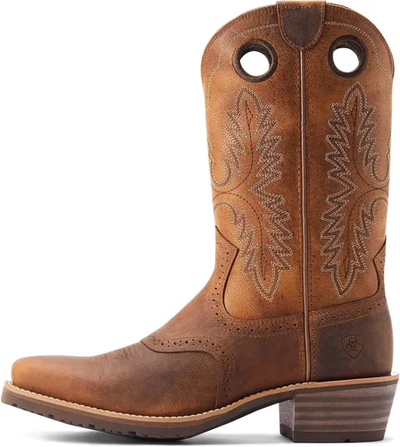 Vista 2 de ARIAT Botas Western híbridas Roughstock con punta cuadrada para hombre